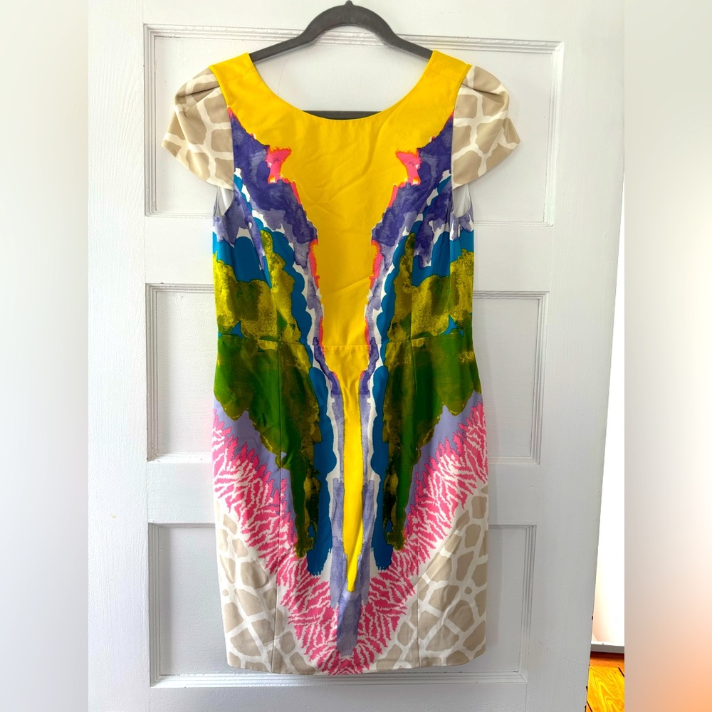 Tibi Cap Sleeve Dress